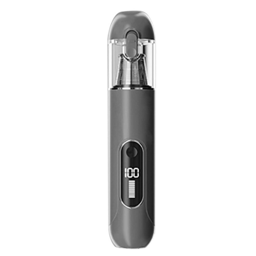 2-Mode Adjustable Cordless Handhtaeld Vacuum Cleaner Set Portable Digital Display Dust Cleaner for Car Home Grey - Image 2