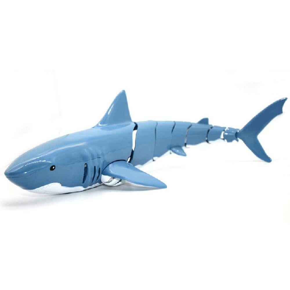 2.4G Remote Control Shark Toy RC Simulation Shark for Swimming Pool Blue - Image 4