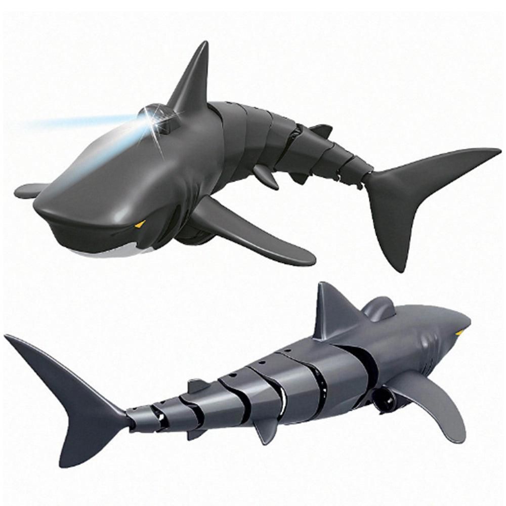2.4G Remote Control Shark Toy RC Simulation Shark for Swimming Pool Gray - Image 3