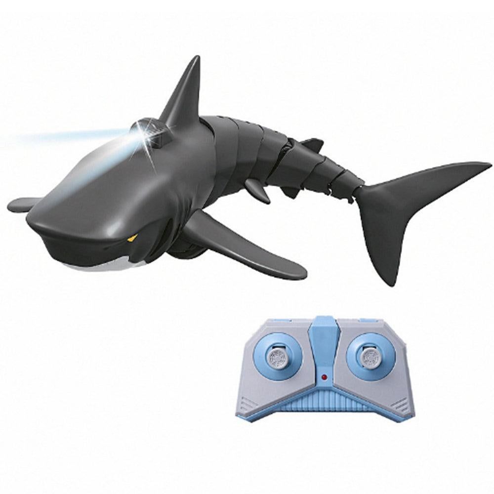 2.4G Remote Control Shark Toy RC Simulation Shark for Swimming Pool Gray - Image 4