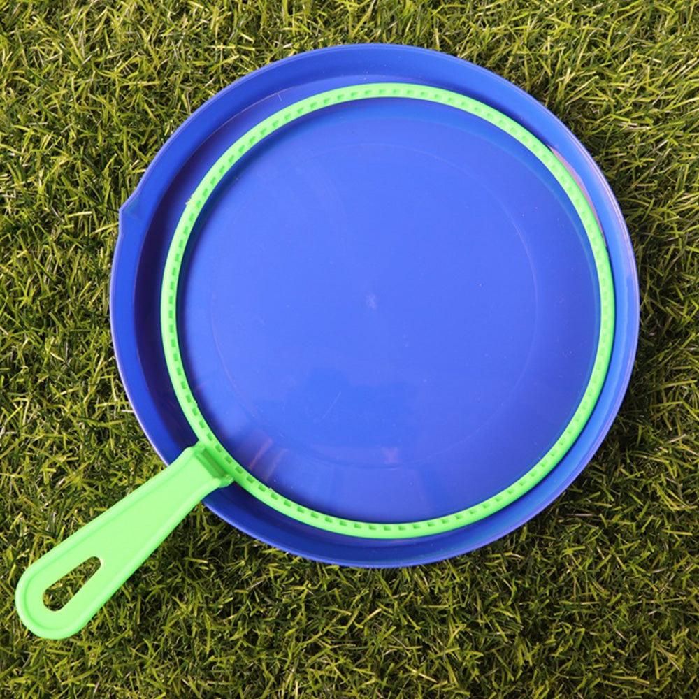 Big Bubble Wands Set - Giant Bubble Kit with Wand Blower and Tray - Image 7