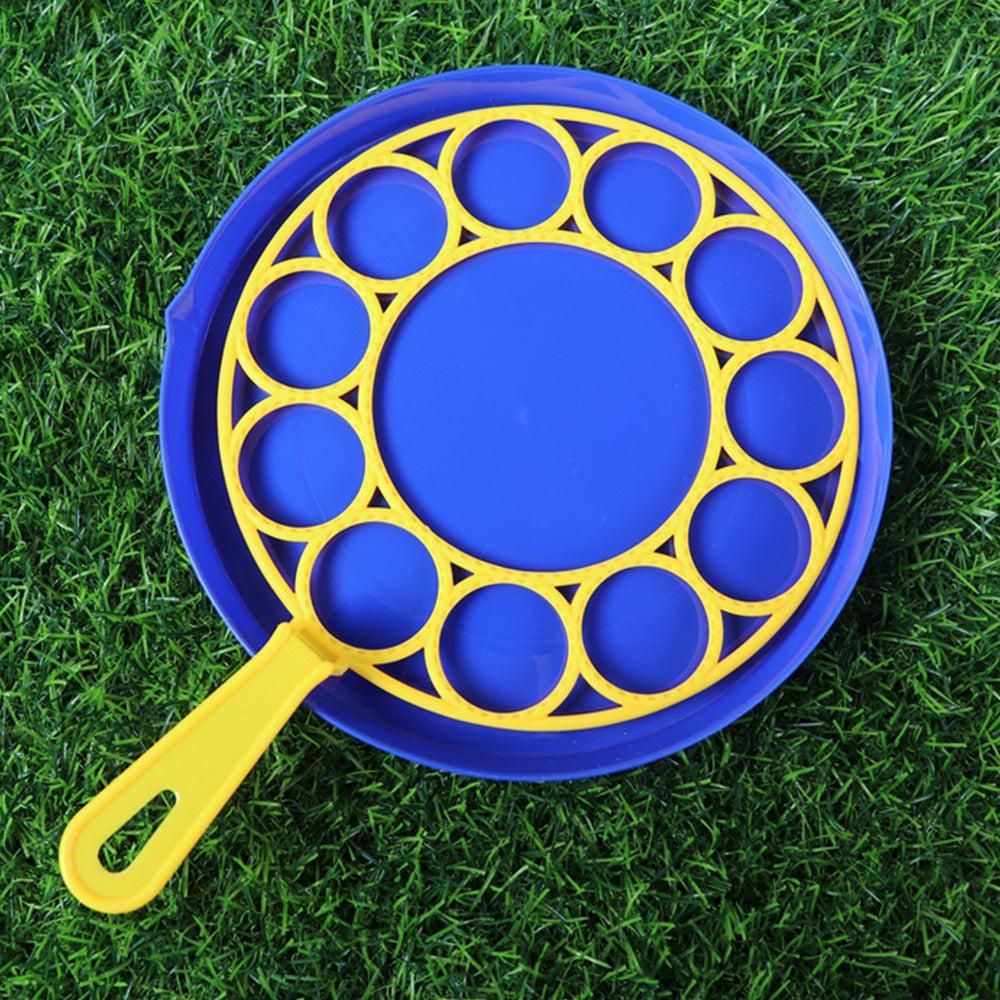 Big Bubble Wands Set - Giant Bubble Kit with Wand Blower and Tray - Image 8