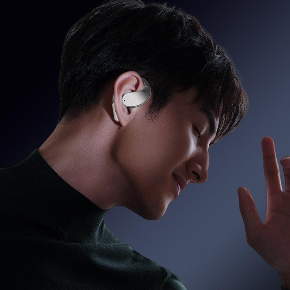 115-Language Wireless AI Translator Headphone Bluetooth Earbuds with Charging Case White - Image 3