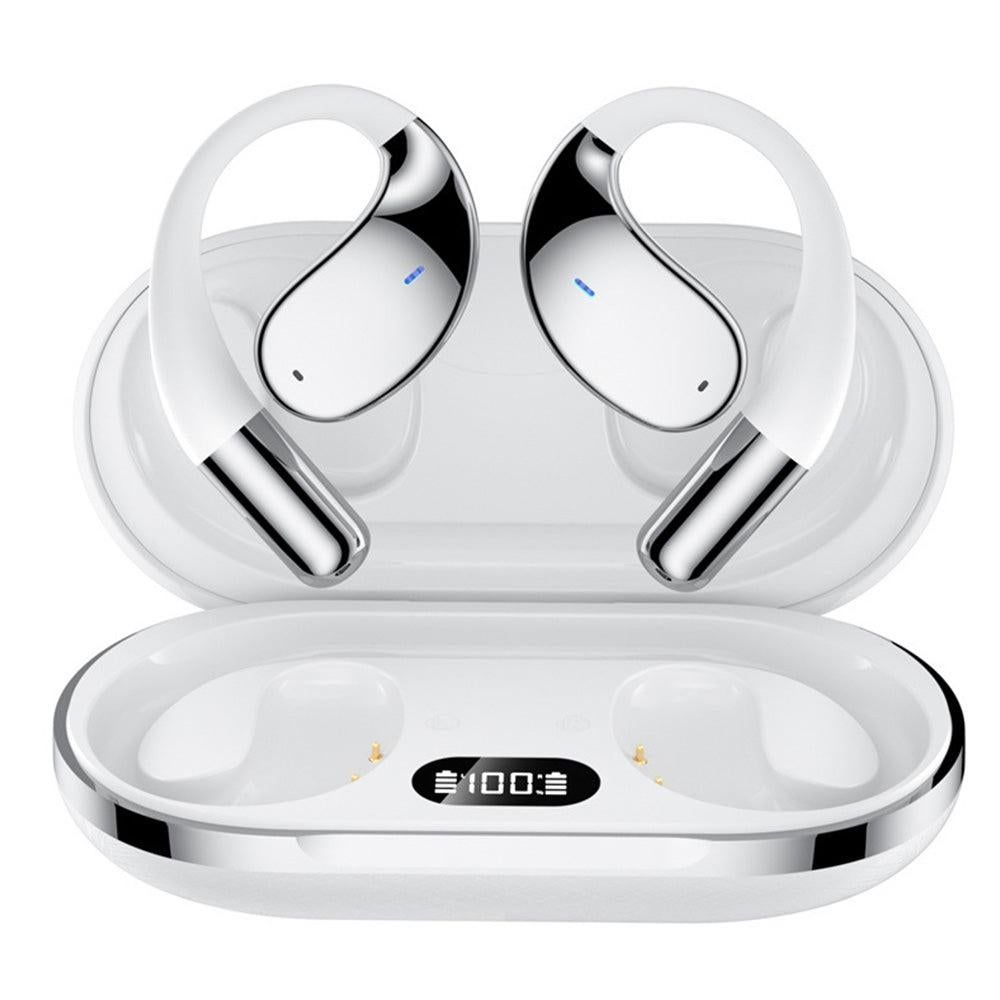115-Language Wireless AI Translator Headphone Bluetooth Earbuds with Charging Case White - Image 5