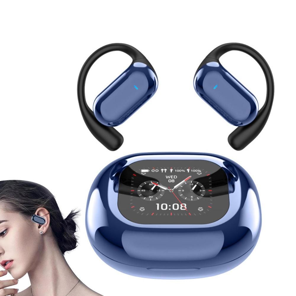 144-Language AI Translating Earbuds Bluetooth Open Ear Headphone Translation Device for Travel Business Learning Blue - Image 1