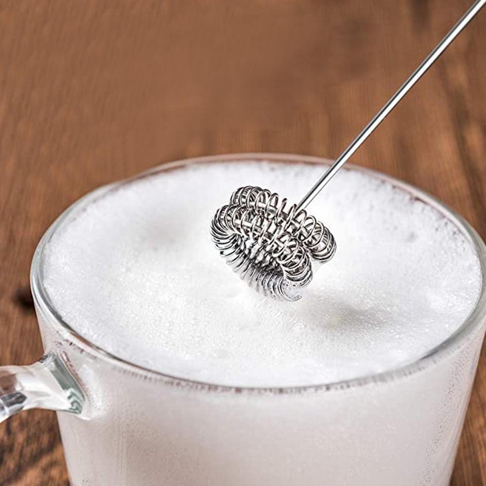 Handheld Electric Milk Frother - USB Rechargeable - Black - Image 6
