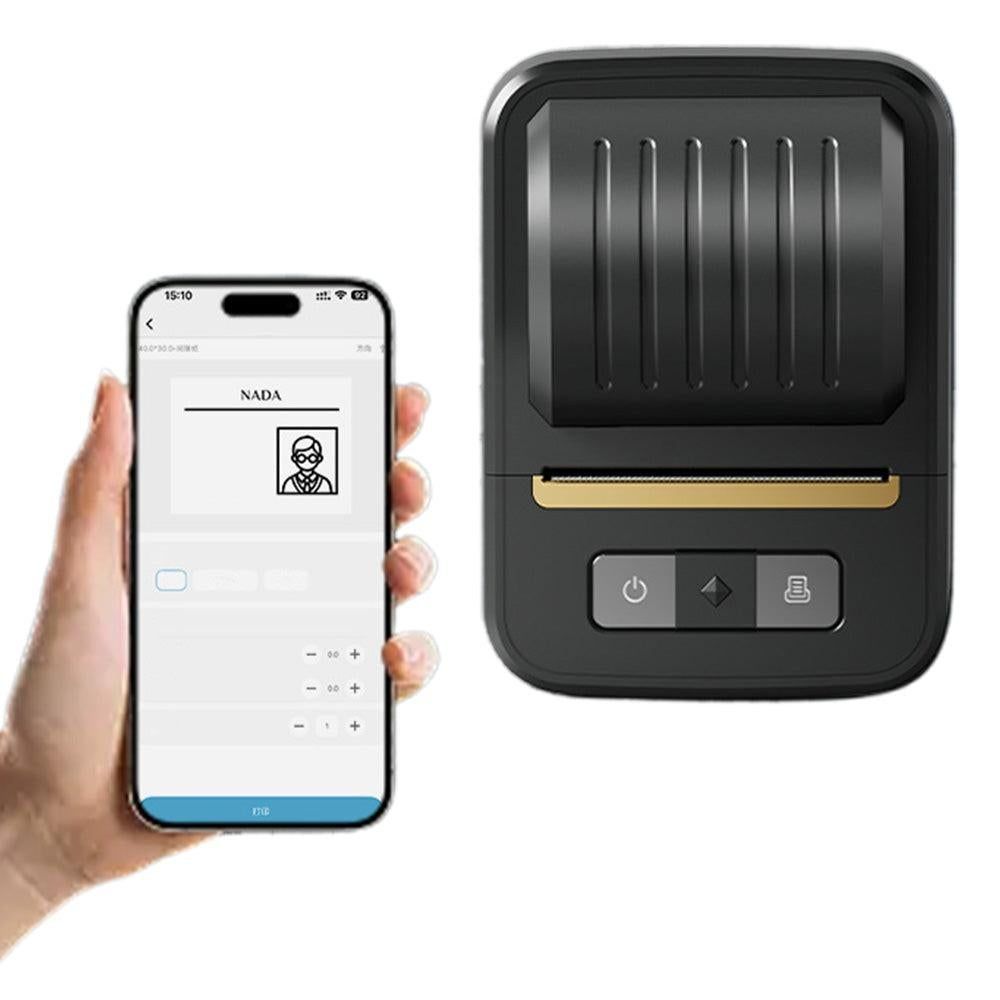 Bluetooth Label Maker Machine with Tape Roll Inkless Labeler Sticker Printer for Home Office - Image 6
