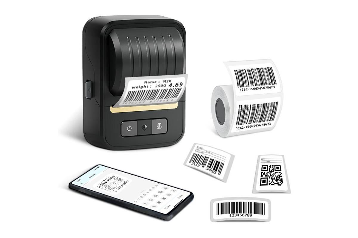 Bluetooth Label Maker Machine with Tape Roll Inkless Labeler Sticker Printer for Home Office - Image 7