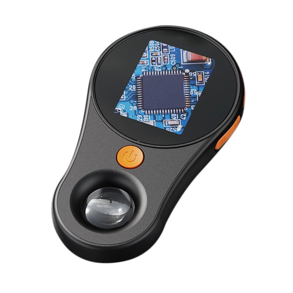 Handheld Macro Digital Microscope Fixed Focus Portable 500X Magnifying Glass Compatible with Windows/Mac OS Black - Image 1