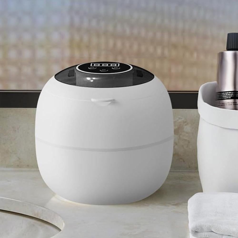 Ultrasonic Retainer Cleaner Machine 45kHz Ultrasonic Dentures Cleaner for Night Guards Braces Aligner White - Image 5