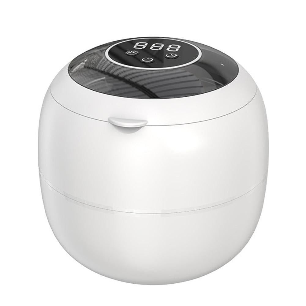 Ultrasonic Retainer Cleaner Machine 45kHz Ultrasonic Dentures Cleaner for Night Guards Braces Aligner White - Image 7