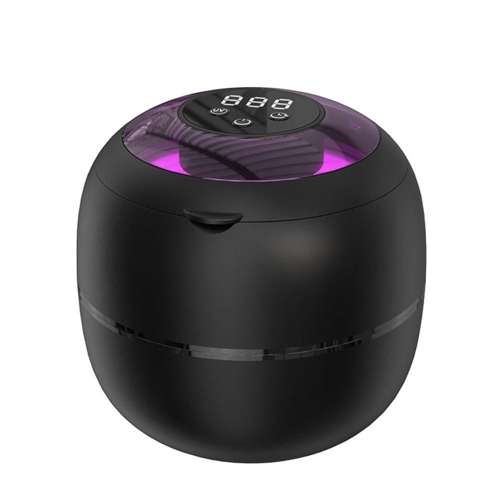 Ultrasonic Retainer Cleaner Machine 45kHz Ultrasonic Dentures Cleaner for Night Guards Braces Aligner Black - Image 6