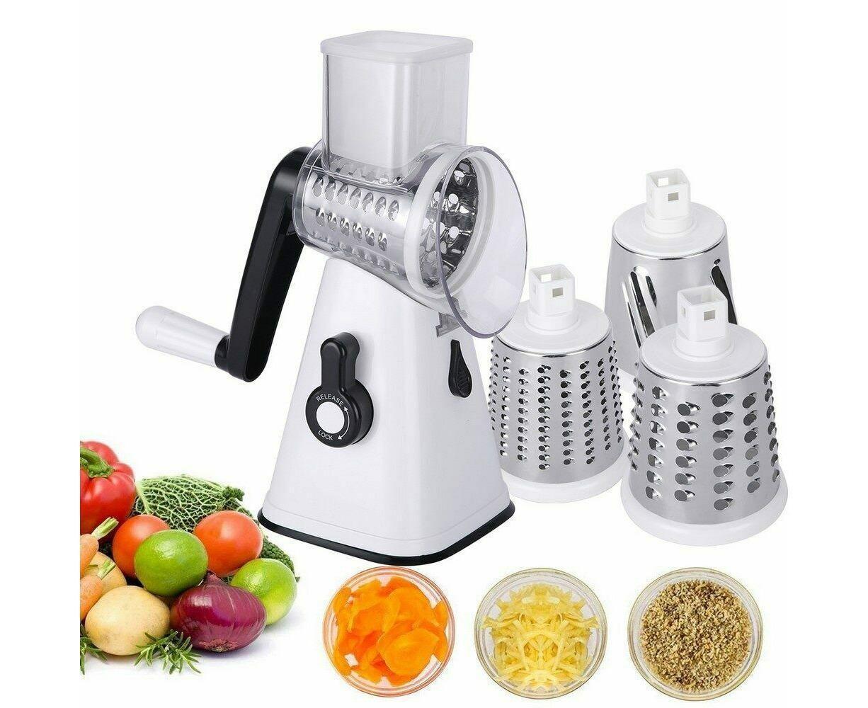 3-in-1 Vegetable Slicer Shredder Grater for Potato Onion Cucumber Carrot Chopper - Image 4