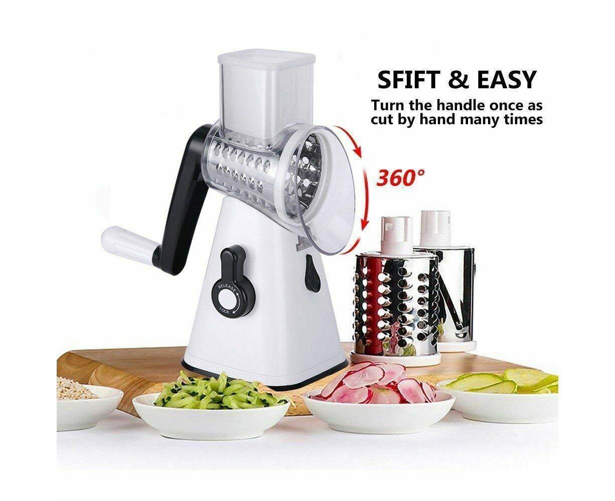 3-in-1 Vegetable Slicer Shredder Grater for Potato Onion Cucumber Carrot Chopper - Image 5