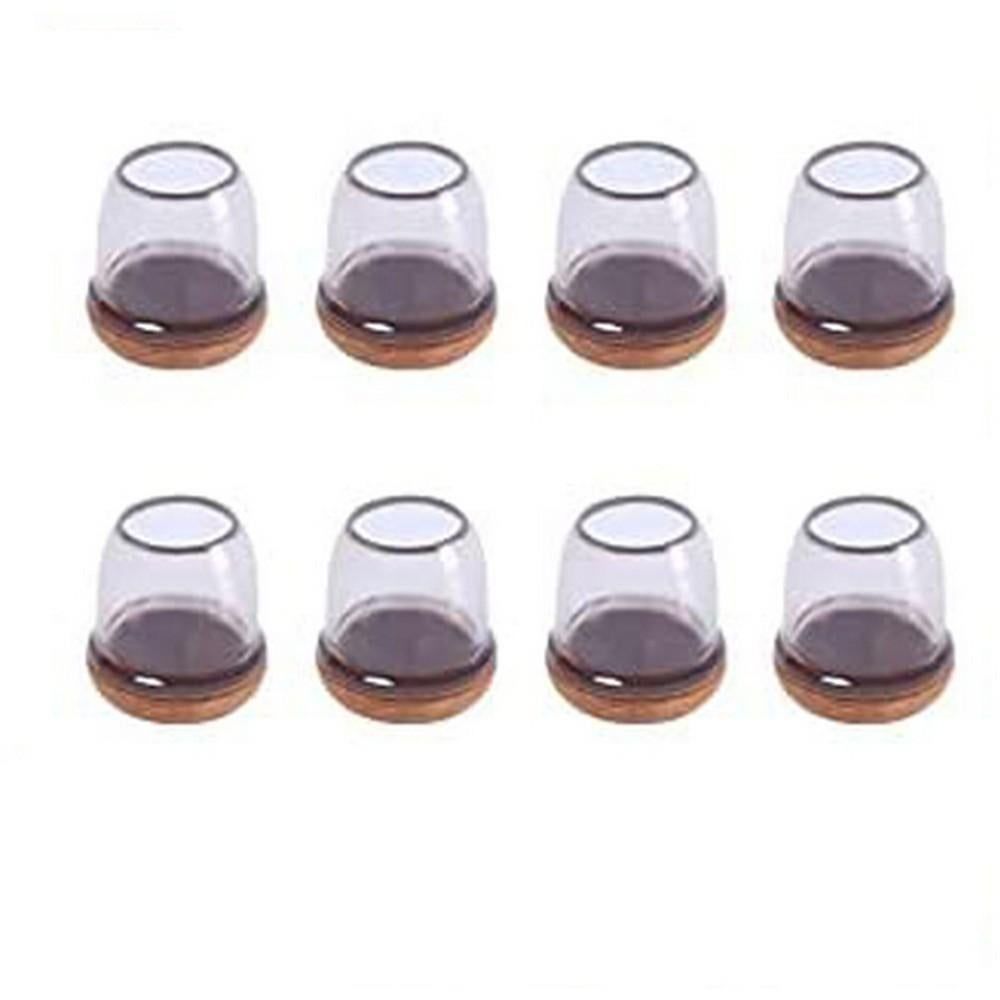 16pcs Silicone Chair Leg Floor Protectors Furniture Leg Feet Cup for Hardwood Floors with Wrapped Felt -Round transparent - Image 3