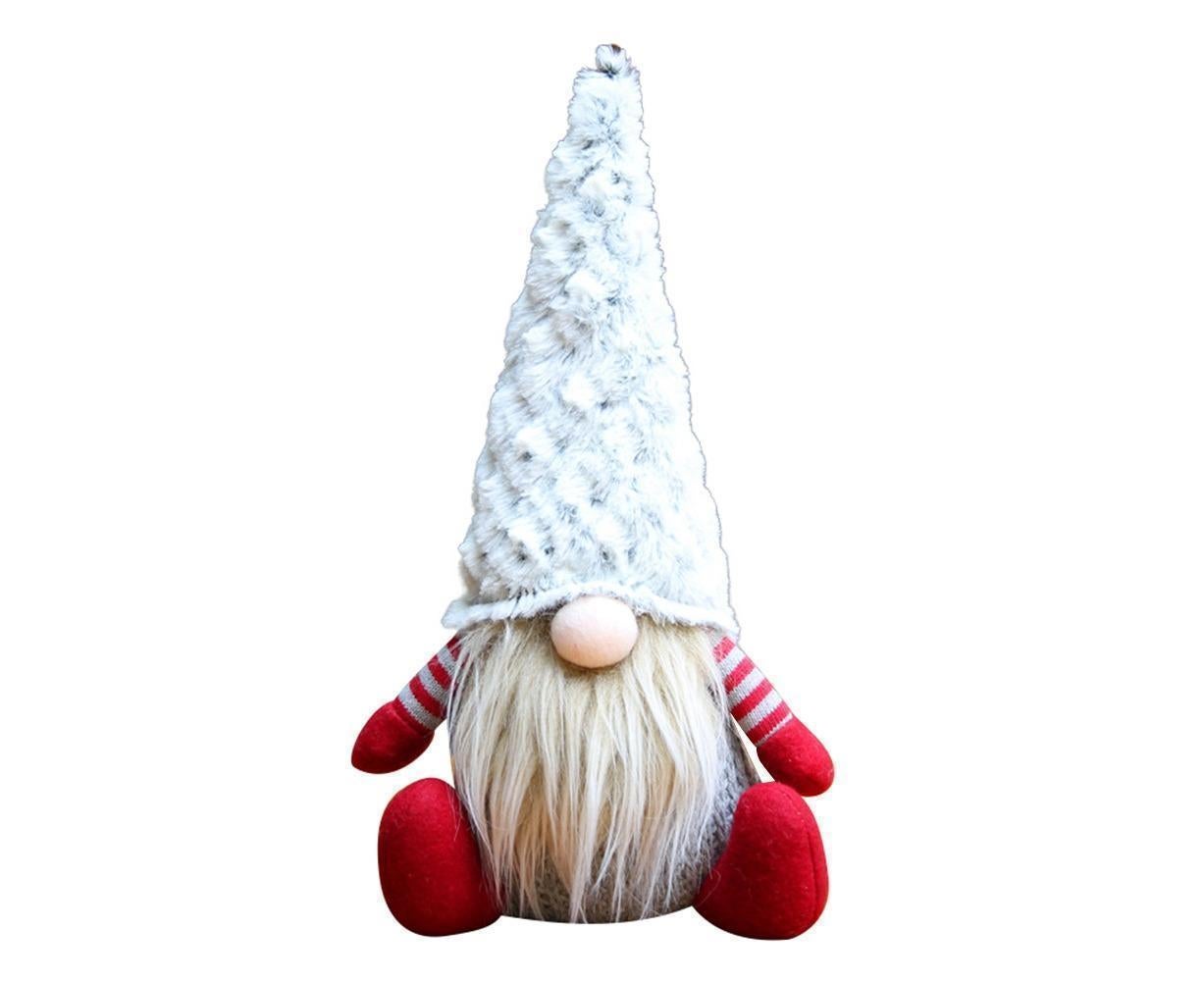 Nordic Handmade Plush Xmas Santa Gnome Doll Home Ornament Party Holiday Decor-Red - Image 1