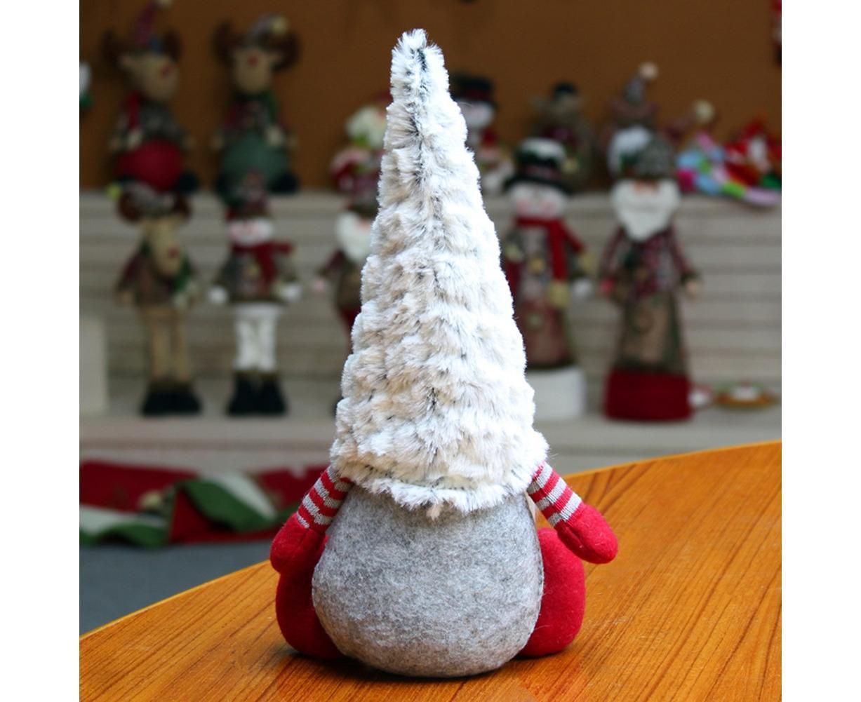 Nordic Handmade Plush Xmas Santa Gnome Doll Home Ornament Party Holiday Decor-Red - Image 7