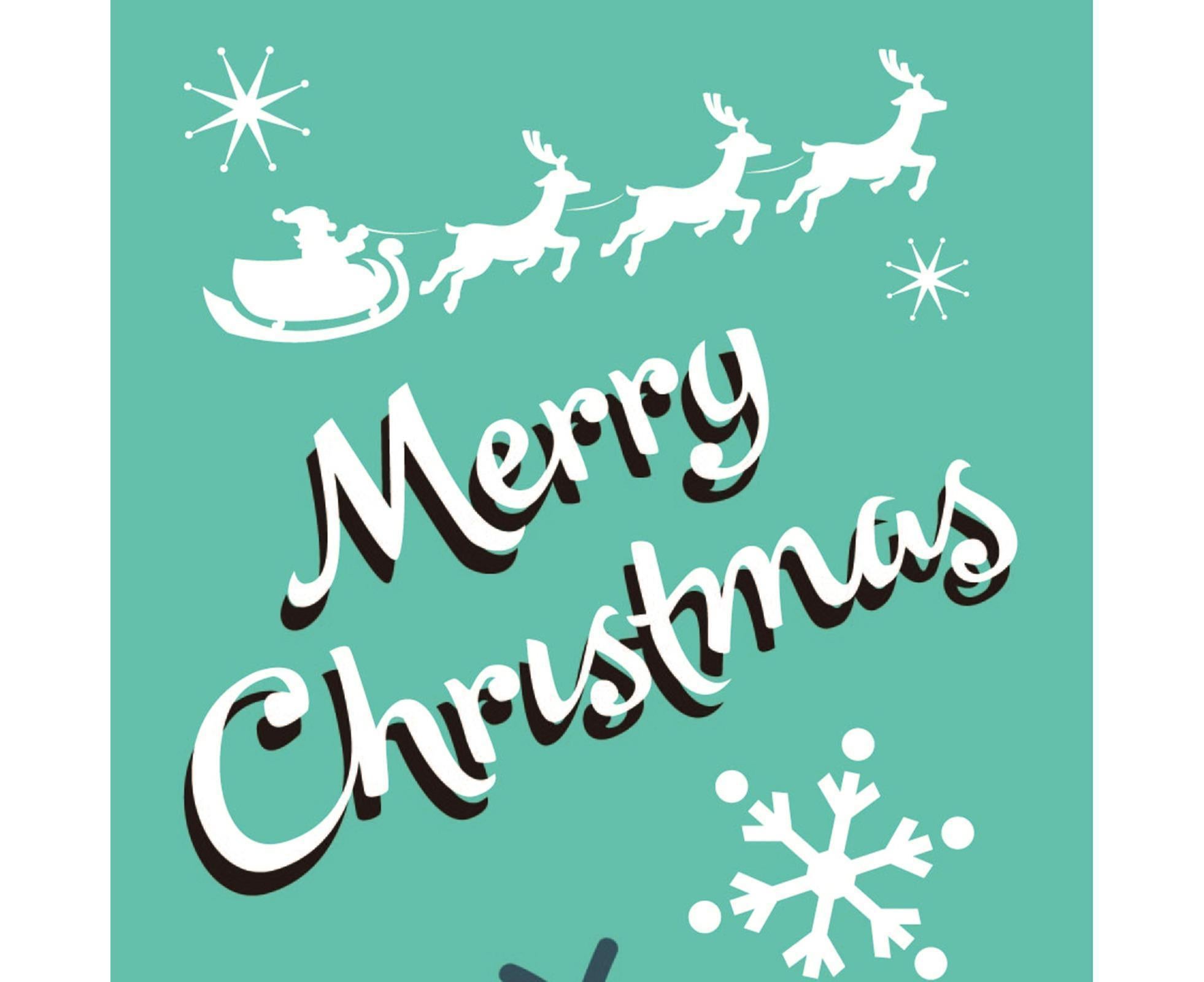 Xmas Couplet Thicker Porch Sign-Light Green - Image 3