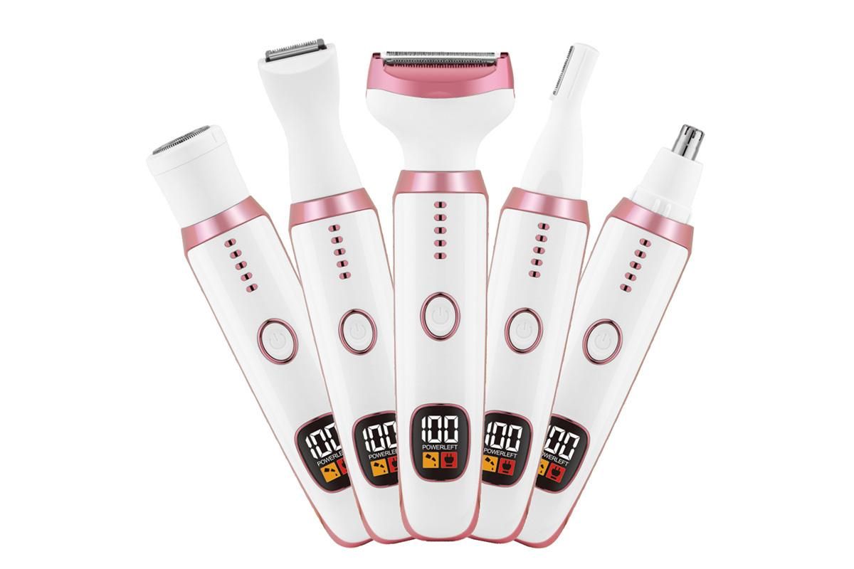 5 In 1 Electric Razor Shavers For Women Bikini Trimmer Face Razors Eyebrow Trimmer - Image 1