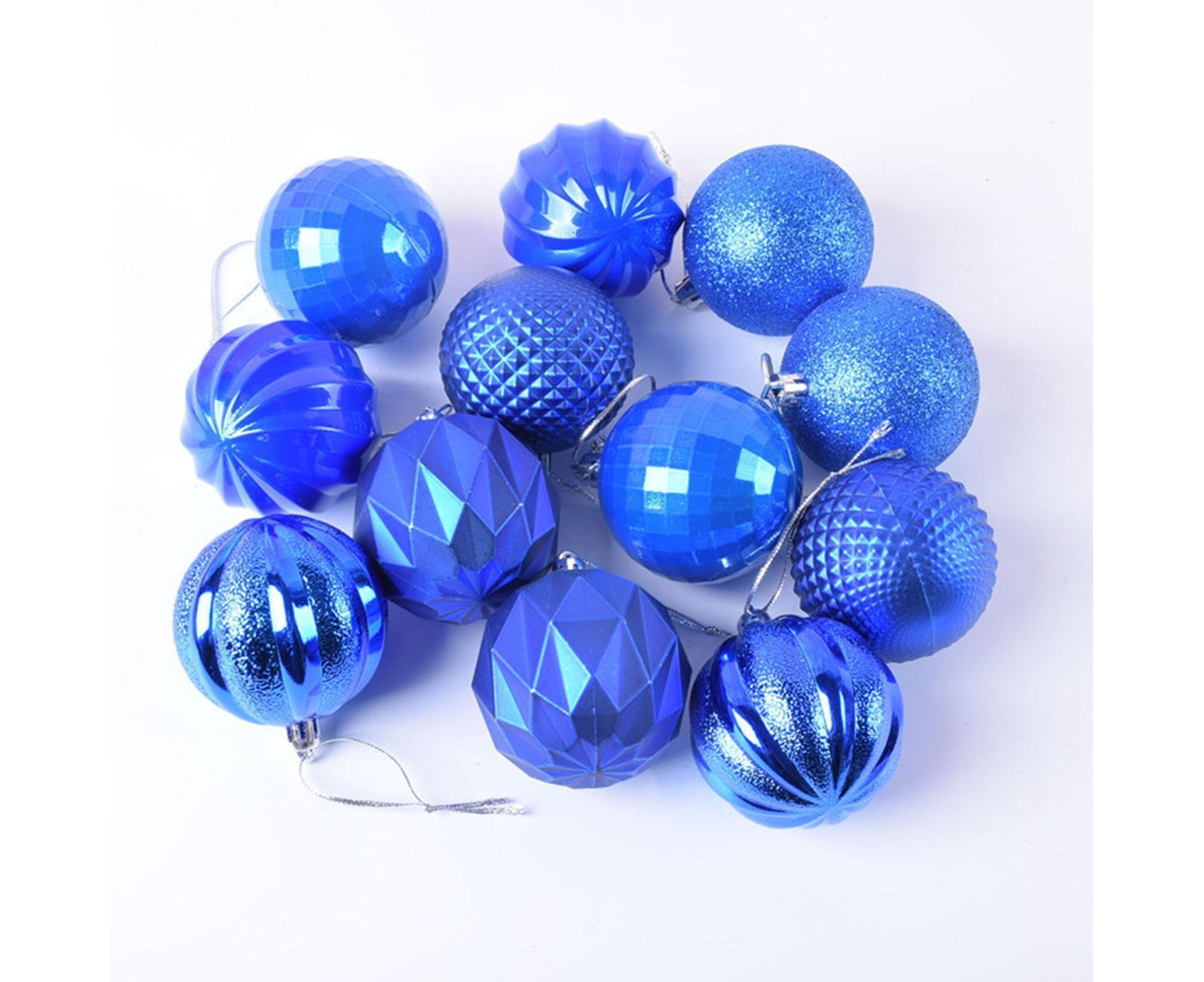 12Pcs Xmas Tree Decorative Ball Hanging Pendant Home Ornaments New Year Gift-Antique Brass - Image 5