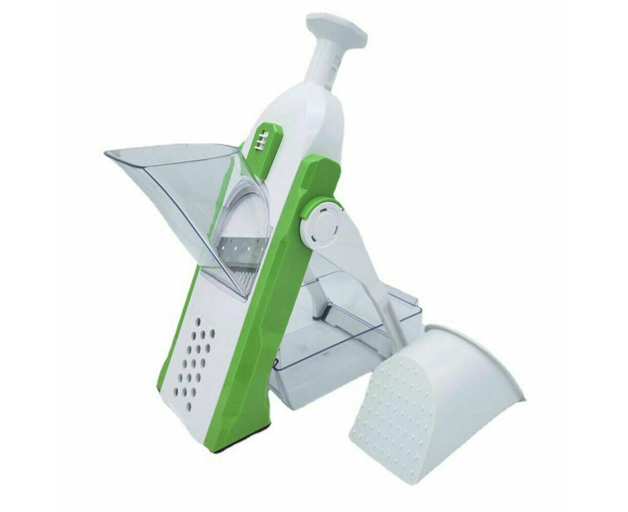 4 in 1 Multifunctional Kitchen Chopping Artifact Vegetable Slicer Food Chopper Green - Image 1