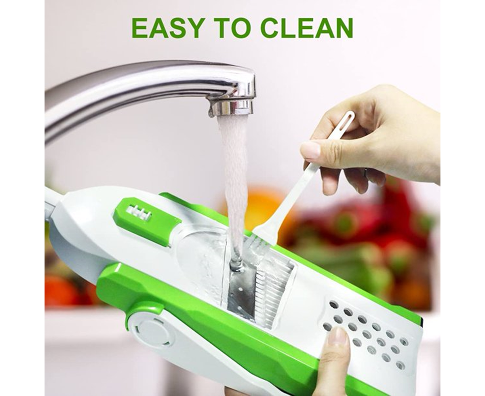 4 in 1 Multifunctional Kitchen Chopping Artifact Vegetable Slicer Food Chopper Green - Image 5