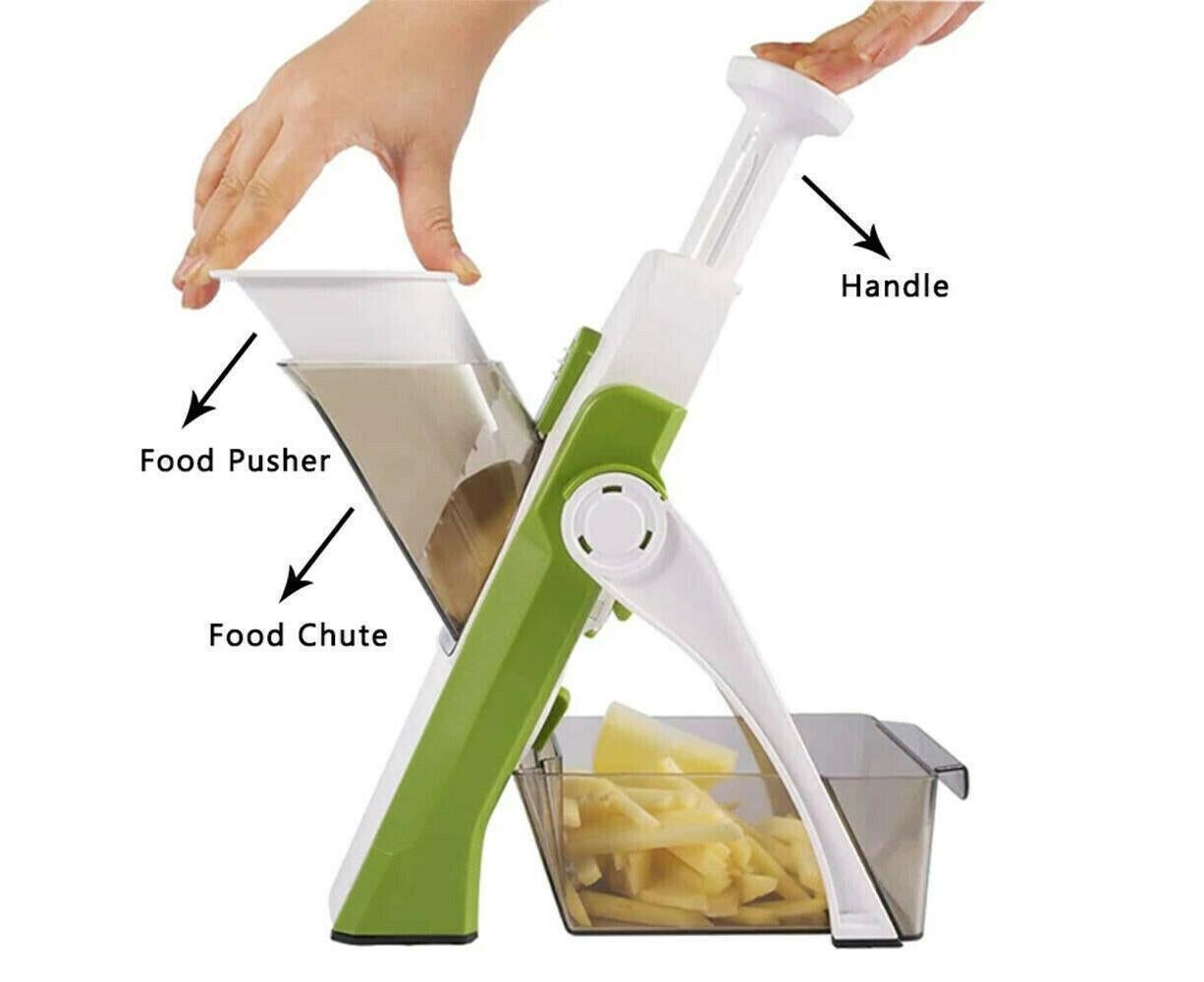 4 in 1 Multifunctional Kitchen Chopping Artifact Vegetable Slicer Food Chopper Green - Image 8