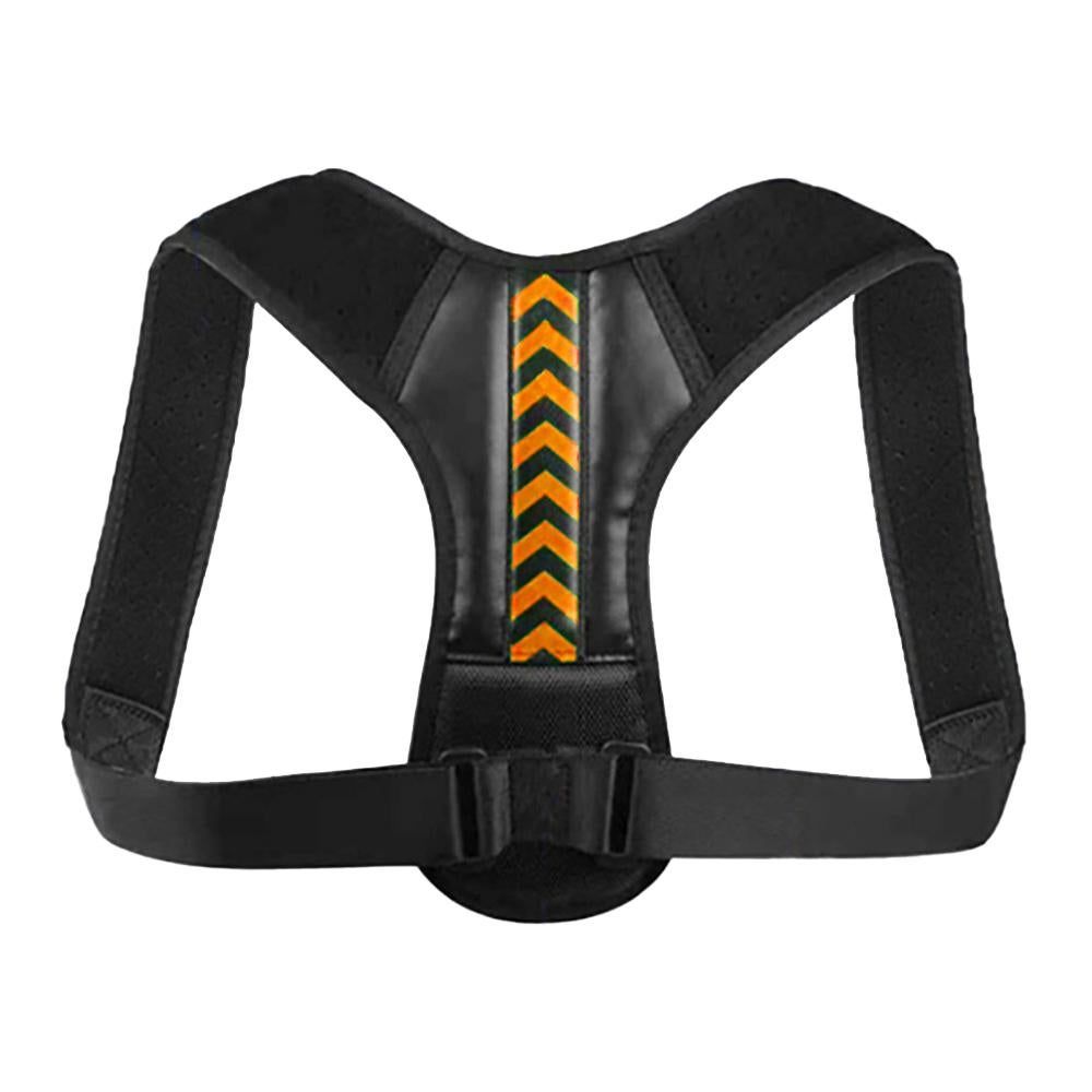 Posture Corrector Back Brace for Women and Men Adjustable Upper Shoulder Back Support Brace -Orange - Image 2