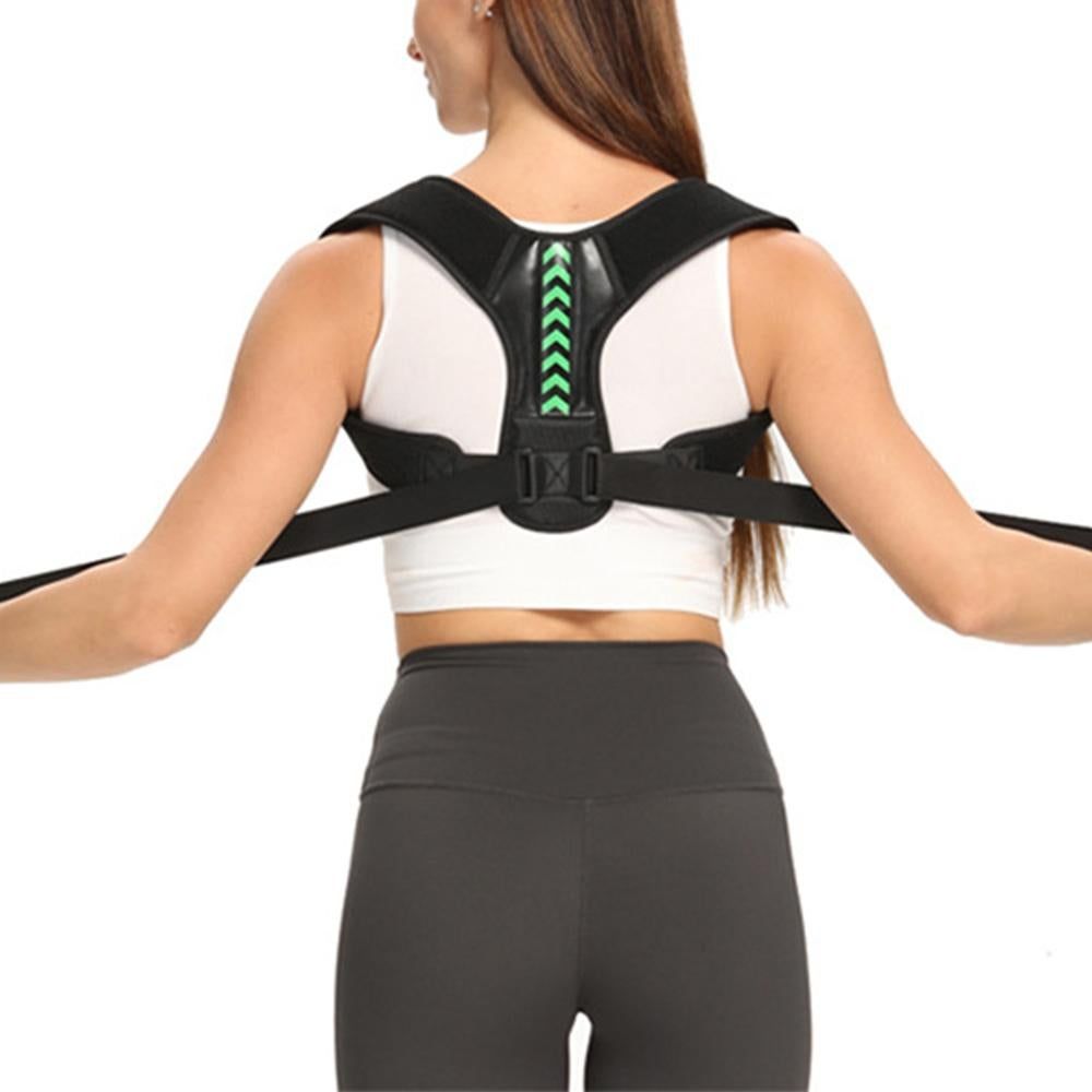 Posture Corrector Back Brace for Women and Men Adjustable Upper Shoulder Back Support Brace -Green - Image 1