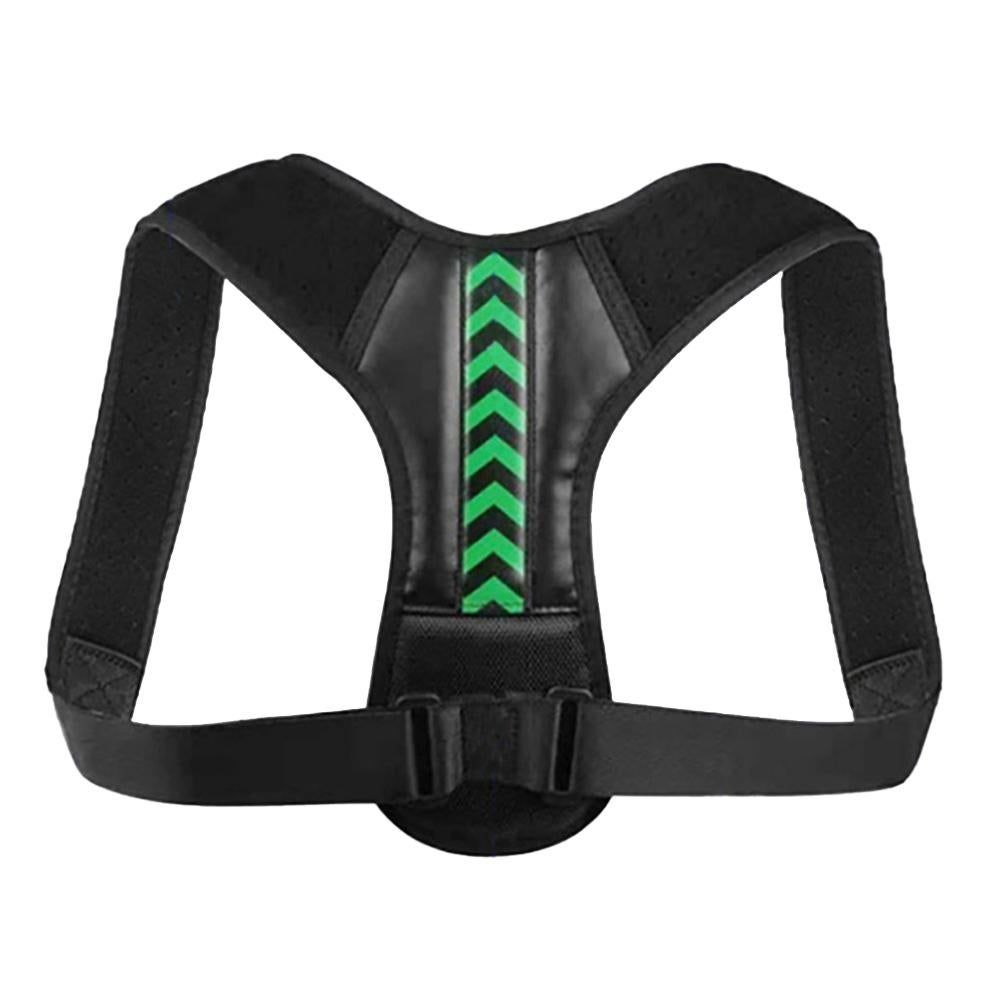 Posture Corrector Back Brace for Women and Men Adjustable Upper Shoulder Back Support Brace -Green - Image 2