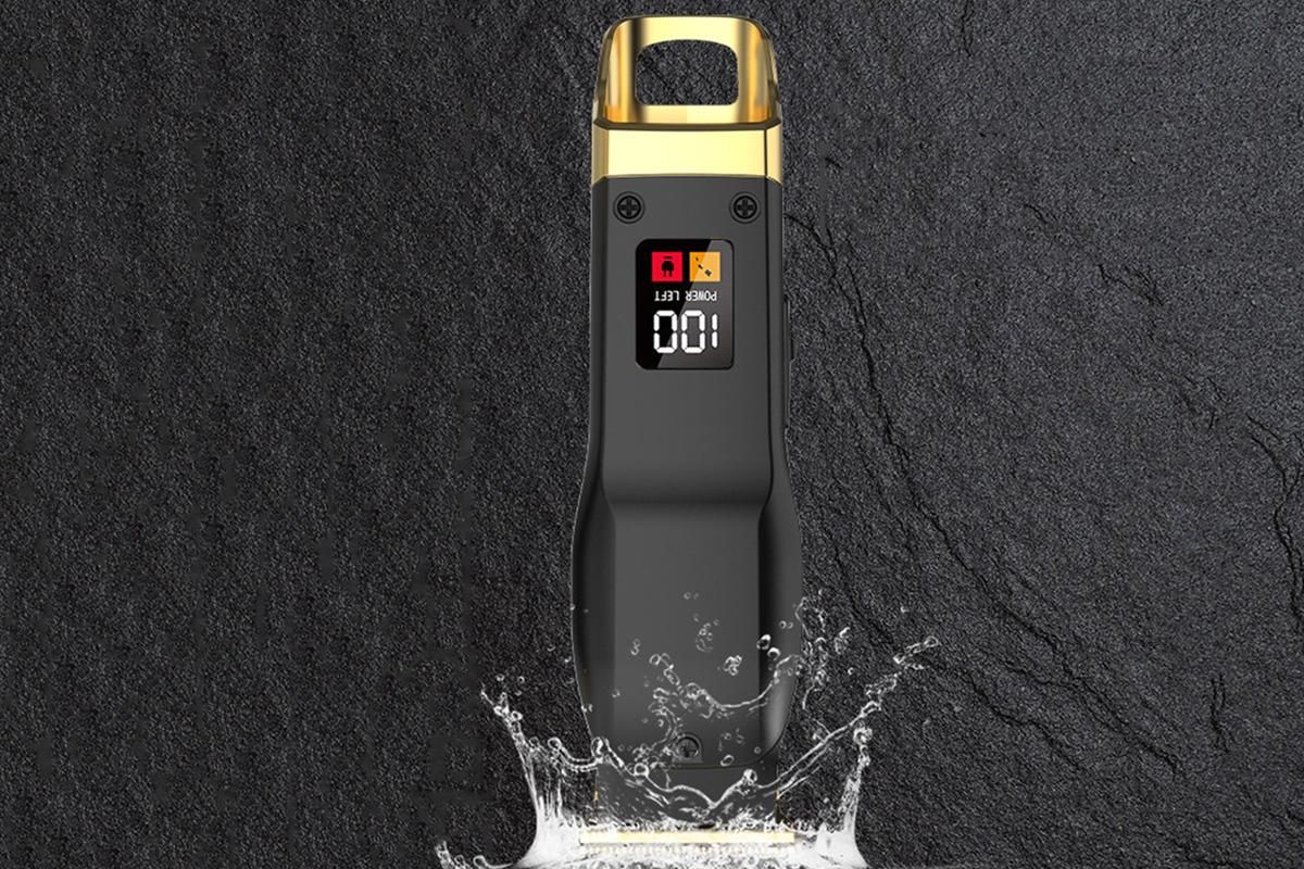 Rechargeable Men Hair Clipper Wet Dry Use for Home Dorm Barber Shop-Gold - Image 5