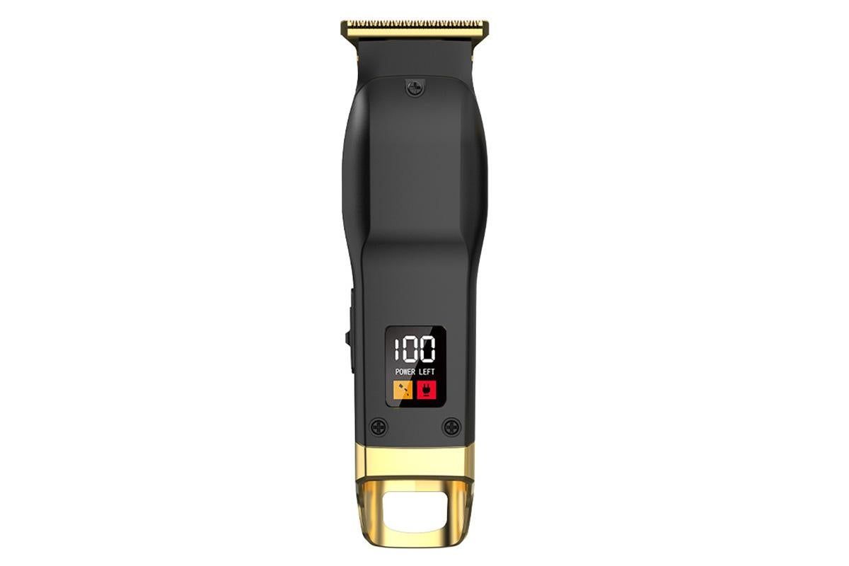 Rechargeable Men Hair Clipper Wet Dry Use for Home Dorm Barber Shop-Gold - Image 6