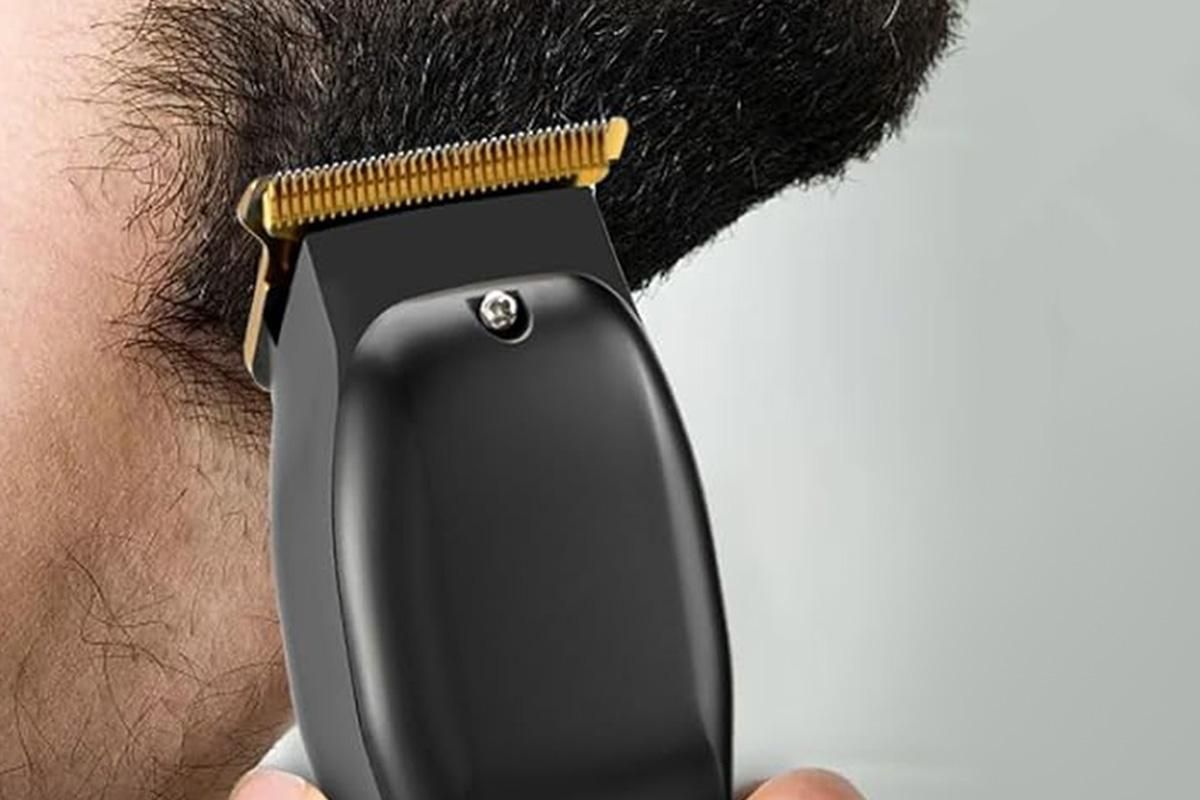 Rechargeable Men Hair Clipper Wet Dry Use for Home Dorm Barber Shop-Gold - Image 7
