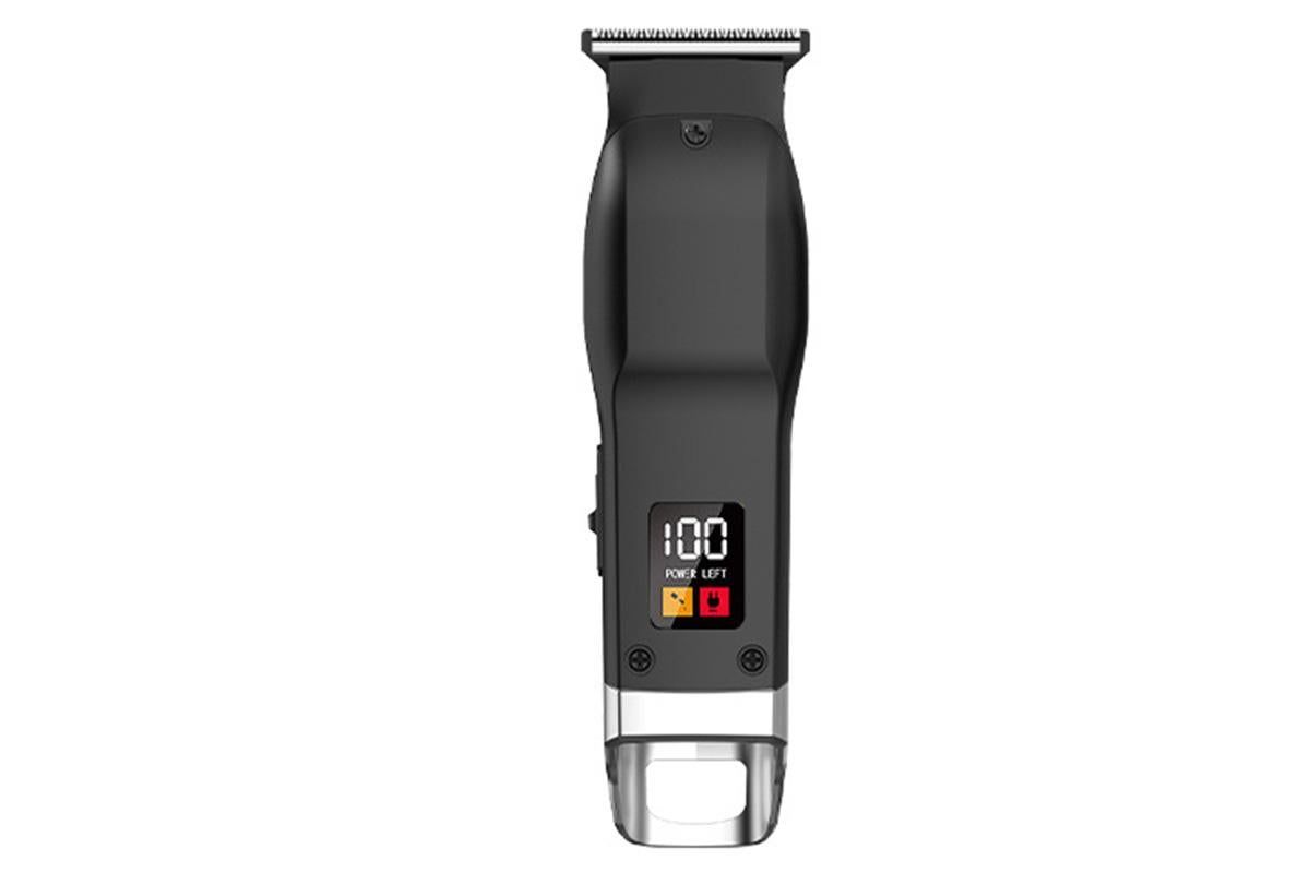 Rechargeable Men Hair Clipper Wet Dry Use for Home Dorm Barber Shop-Grey - Image 2