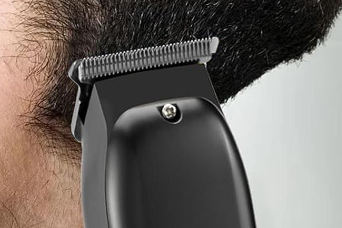 Rechargeable Men Hair Clipper Wet Dry Use for Home Dorm Barber Shop-Grey - Image 4