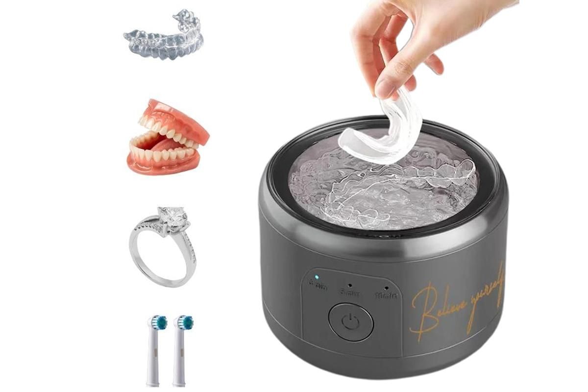 Retainer Cleaner Machine Dentures Cleaner for Guards - Image 1