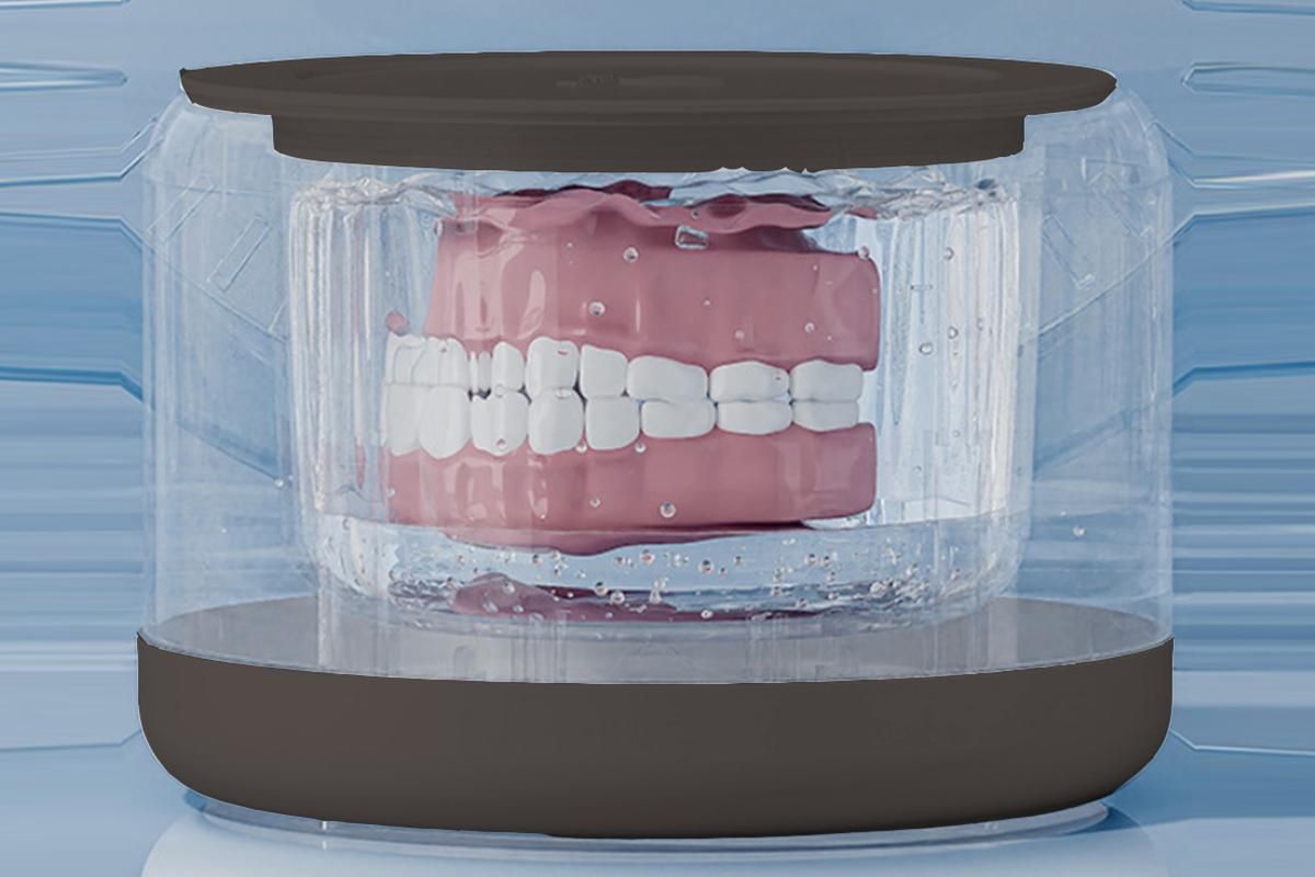 Retainer Cleaner Machine Dentures Cleaner for Guards - Image 2