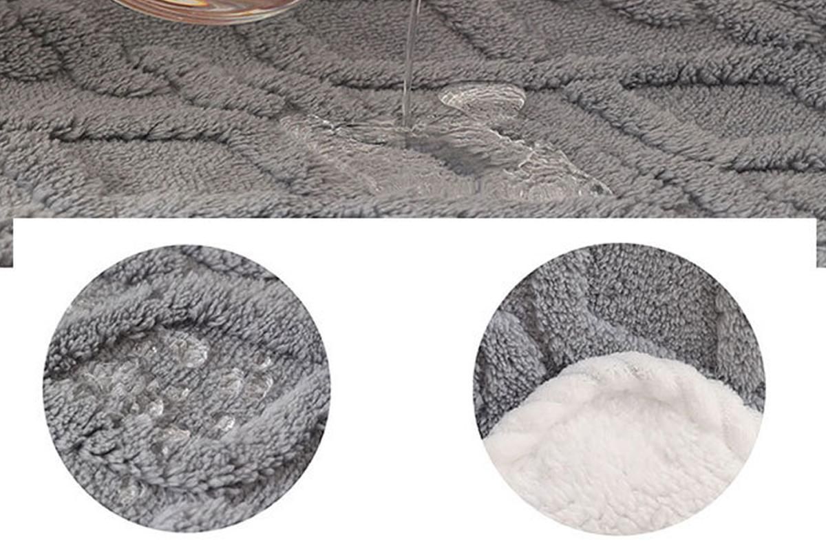 2pcs Pet Blanket for Couch Protection Water Resistance Cats Dogs Blanket for Furniture Protector-Grey M - Image 5