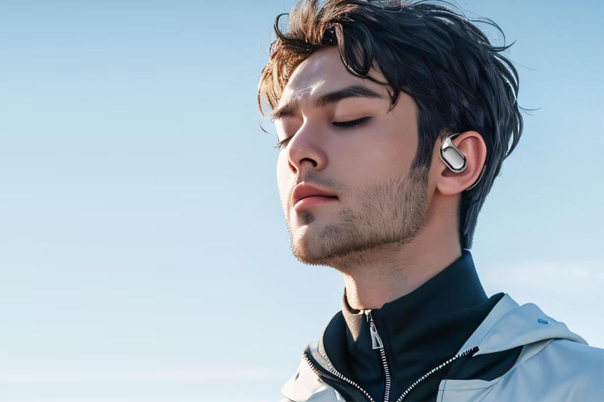 Bluetooth 5.4 Headphones TWS HiFi Stereo Earbuds Over Ear Ear Buds IP6 Waterproof Wireless Earphones LED Display Headset for Gym-Black - Image 7