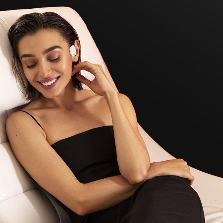 Bluetooth Earphones Wireless In-Ear Sports Stereo TWS Headphones Earhooks Ear-hanging Painless Wearing With Package -White - Image 5