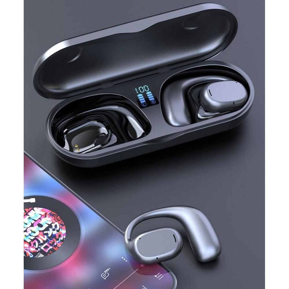 Bluetooth Earphones Wireless In-Ear Sports Stereo TWS Headphones Earhooks Ear-hanging Painless Wearing With Package -Black - Image 8