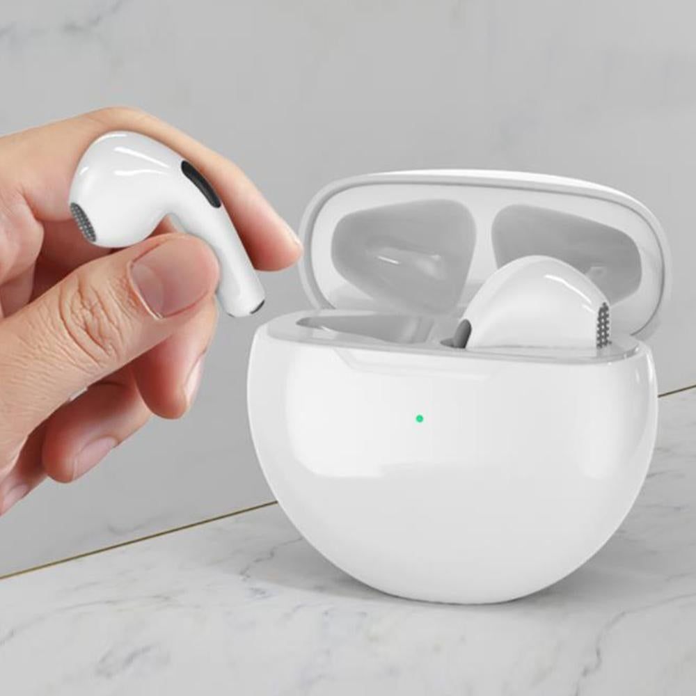 Bluetooth Headphones Wireless Earbuds Bluetooth Headphones Smartphone Compatible Wireless Earbuds with Charging Case for TV Smart Phone Computer Laptop Sports -White - Image 3