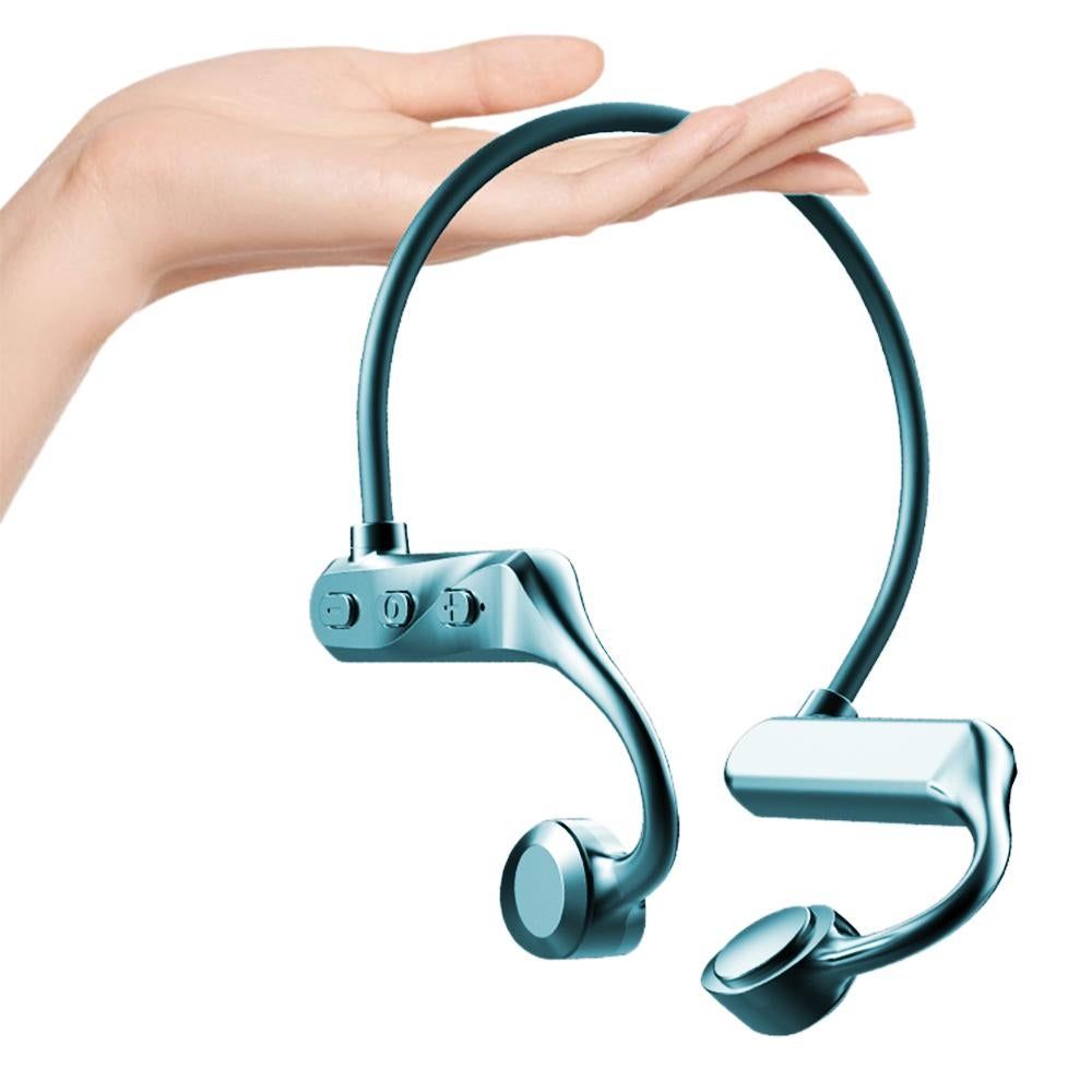 Bone Conduction Headphones Bone Conduction Headphones Wireless Bluetooth 5.0 Sweatproof Sport Earphone -Green - Image 1