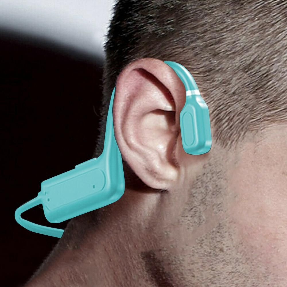 Bone Conduction Headphones Bone Conduction Bluetooth Earphones -Blue - Image 2