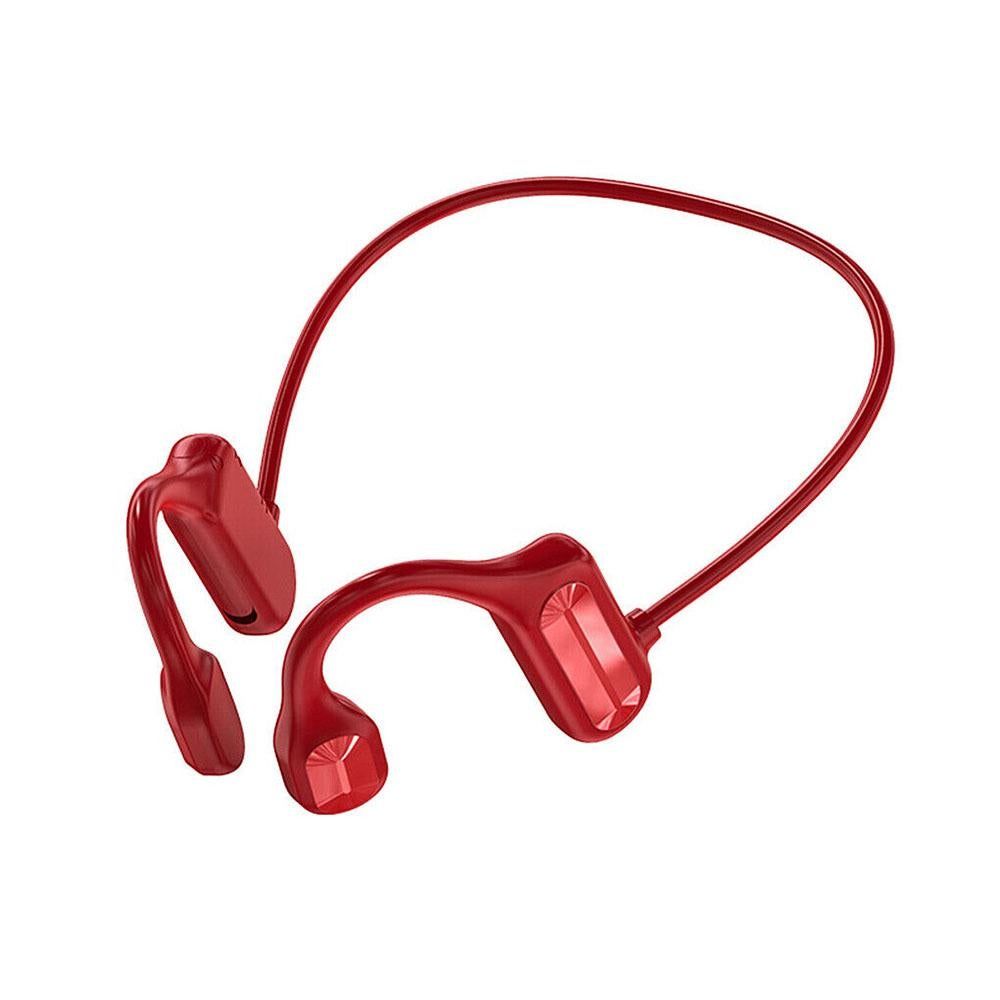 Bone Conduction Headphones Bone Conduction Bluetooth Earphones -Red - Image 7