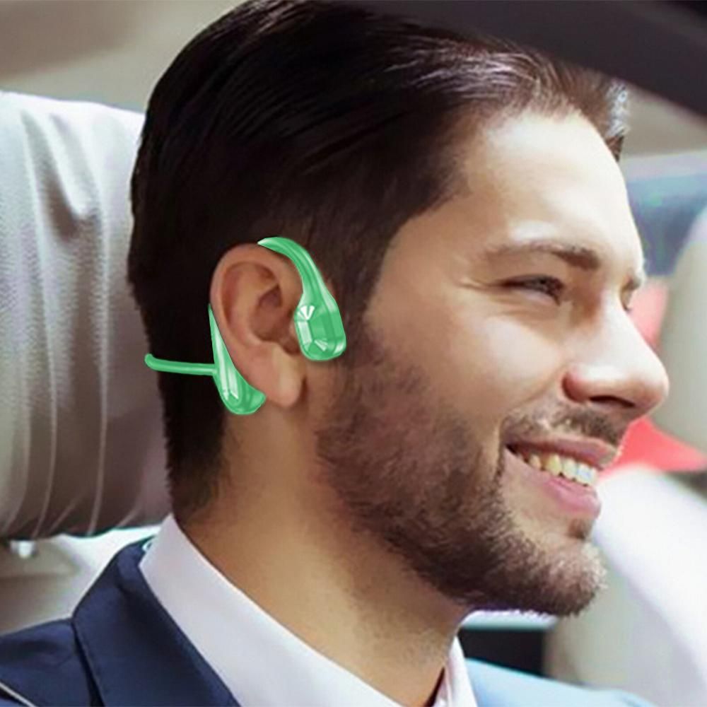 Bone Conduction Headphones Bone Conduction Bluetooth Earphones -Green - Image 2