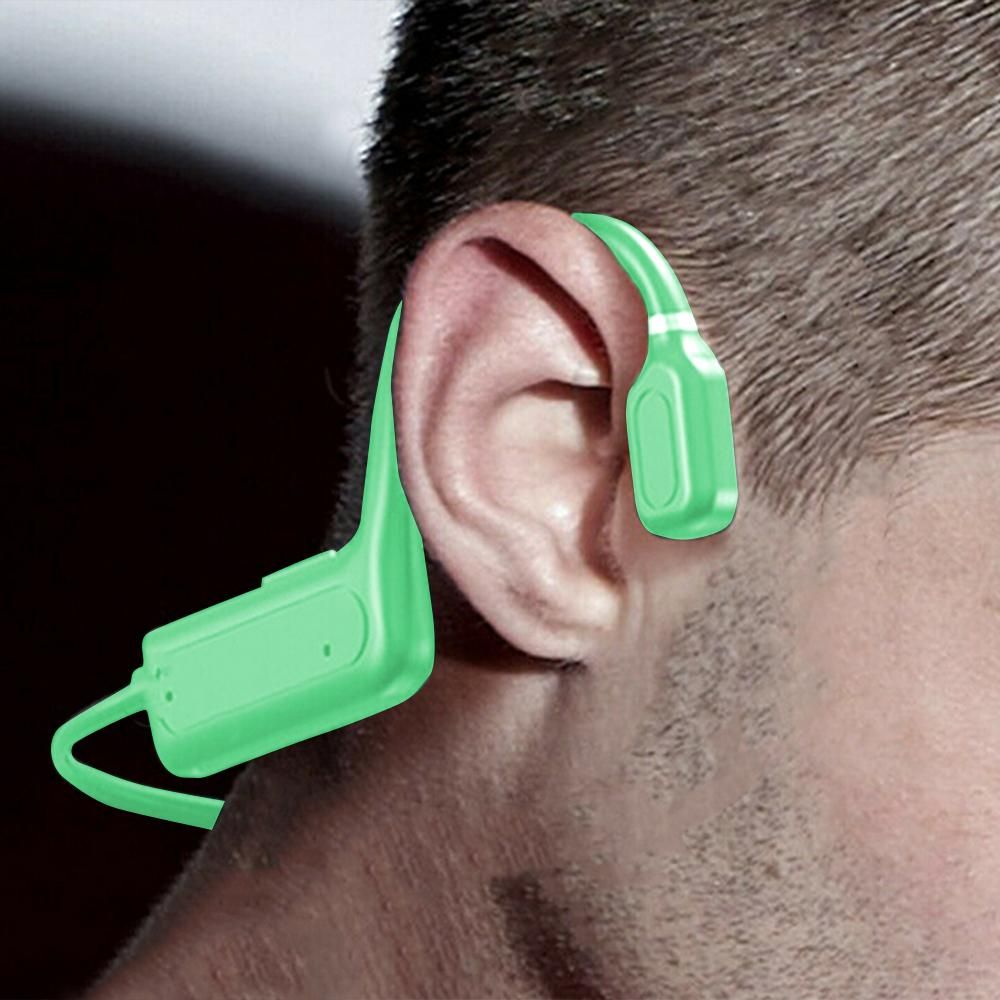 Bone Conduction Headphones Bone Conduction Bluetooth Earphones -Green - Image 3