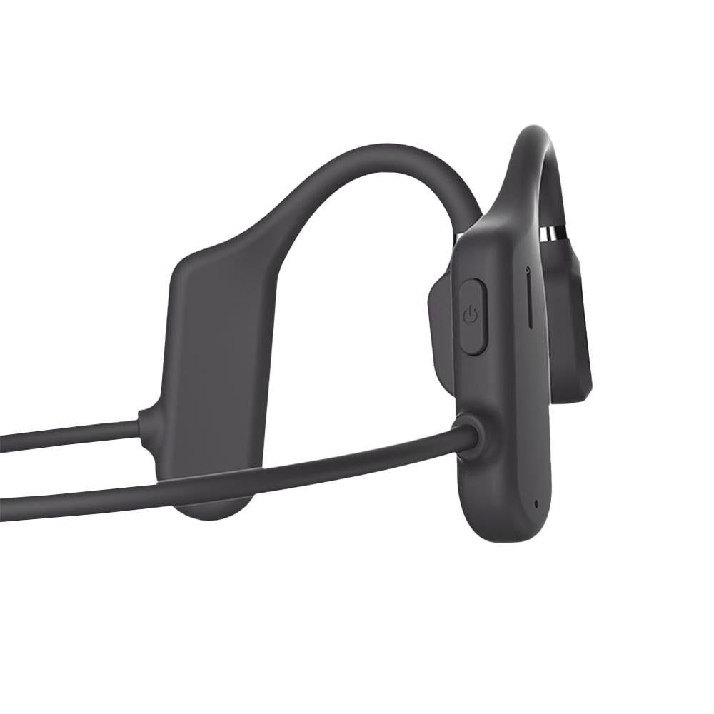 Bone Conduction Headphones Bone Conduction Headphones Bluetooth 5.0 Wireless Sports Earphones Lightweight Ear Hook -Black - Image 5