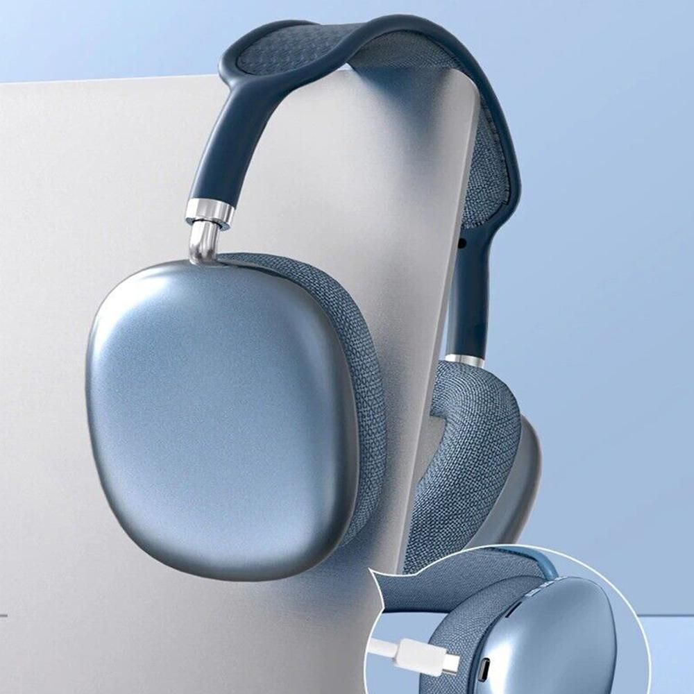Gaming Headset Wireless Headset P9 Wireless Headphones TWS Earphones Noise Reduction Headset -Blue - Image 4