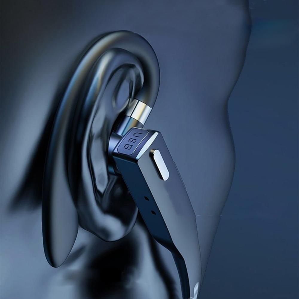 Single Ear Bluetooth Headset Wireless Headphone with Charging Case - Image 3